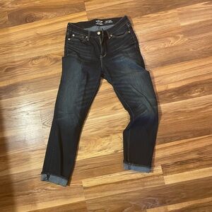 Signature by Levi Strauss Blue Ankle Cropped Jeans